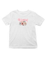 T-Shirt  Παιδικό - Bride Flowers - Color Thumbnail 'Ασπρο