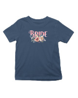 T-Shirt  Παιδικό - Bride Flowers - Color Thumbnail Σκούρο Μπλε