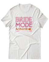 T-Shirt Αντρικό - Bride Mode - Color Thumbnail Άσπρο
