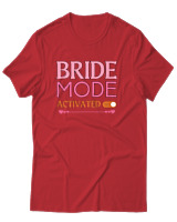 T-Shirt Αντρικό - Bride Mode - Color Thumbnail Κόκκινο