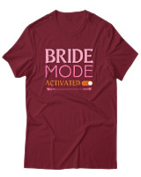 T-Shirt Αντρικό - Bride Mode - Color Thumbnail Σκούρο Κόκκινο