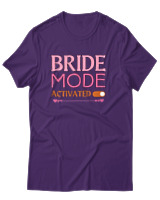 T-Shirt Αντρικό - Bride Mode - Color Thumbnail Σκούρο Μωβ