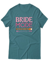 T-Shirt Αντρικό - Bride Mode - Color Thumbnail Μπλε Πράσινο