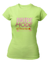 T-Shirt Στενή Γραμμή Γυναικείο - Bride Mode - Color Thumbnail Λαχανί