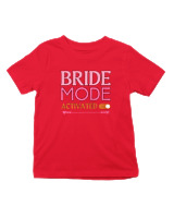 T-Shirt  Παιδικό - Bride Mode - Color Thumbnail Κόκκινο