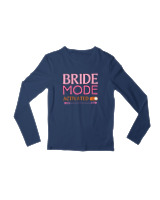 Μακρυμάνικο Μακό Παιδικό - Bride Mode - Color Thumbnail Σκούρο Μπλε
