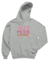 Φούτερ με κουκούλα Παιδικό - Bride Mode - Color Thumbnail Γκρι Μελανζέ