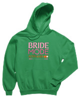 Φούτερ με κουκούλα Παιδικό - Bride Mode - Color Thumbnail Πράσινο