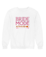 Φούτερ χωρίς κουκούλα Γυναικείο - Bride Mode - Color Thumbnail 'Ασπρο