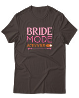 T-Shirt  Γυναικείο - Bride Mode - Color Thumbnail Καφέ
