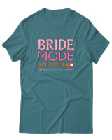 T-Shirt  Γυναικείο - Bride Mode - Color Thumbnail Μπλέ Πράσινο