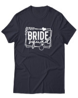 T-Shirt Αντρικό - Bride Squad - Color Thumbnail Σκούρο Μπλε