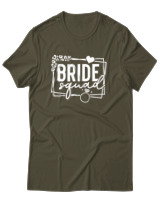 T-Shirt Αντρικό - Bride Squad - Color Thumbnail Χακί