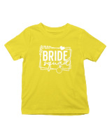 T-Shirt  Παιδικό - Bride Squad - Color Thumbnail Κίτρινο