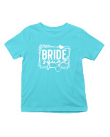T-Shirt  Παιδικό - Bride Squad - Color Thumbnail Οινοπνευματί