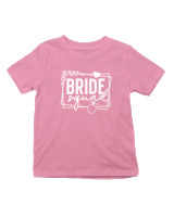 T-Shirt  Παιδικό - Bride Squad - Color Thumbnail Ροζ
