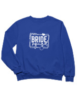 Φούτερ χωρίς κουκούλα Παιδικό - Bride Squad - Color Thumbnail Μπλε Ρουά