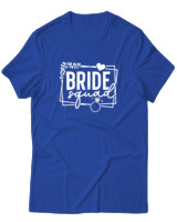 T-Shirt  Γυναικείο - Bride Squad - Color Thumbnail Μπλέ Ρουά