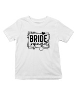 T-Shirt  Παιδικό - Bride Squad - Color Thumbnail 'Ασπρο