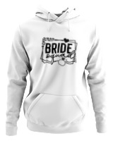 Φούτερ με κουκούλα Γυναικείο - Bride Squad - Color Thumbnail ΄Ασπρο