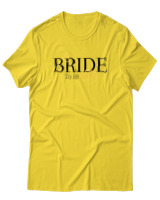 T-Shirt Αντρικό - Bride To Be - Color Thumbnail Χρυσό Κίτρινο