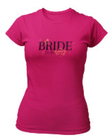 T-Shirt Στενή Γραμμή Γυναικείο - Bride To Be - Color Thumbnail Φουξια