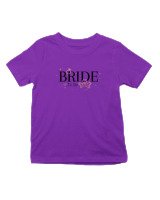 T-Shirt  Παιδικό - Bride To Be - Color Thumbnail Σκούρο Μωβ