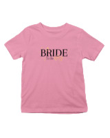 T-Shirt  Παιδικό - Bride To Be - Color Thumbnail Ροζ