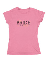 Κοριτσίστικο Κοντομανικο Παιδικό - Bride To Be - Color Thumbnail Ροζ