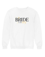 Φούτερ χωρίς κουκούλα - Bride To Be - Color Thumbnail 'Ασπρο