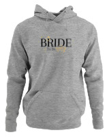 Φούτερ με κουκούλα Γυναικείο - Bride To Be - Color Thumbnail Γκρι Μελανζέ