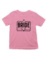T-Shirt  Παιδικό - Bride To Be - Color Thumbnail Ροζ