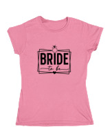 Κοριτσίστικο Κοντομανικο Παιδικό - Bride To Be - Color Thumbnail Ροζ