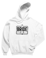 Φούτερ με κουκούλα Παιδικό - Bride To Be - Color Thumbnail 'Ασπρο