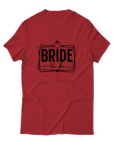 T-Shirt  Γυναικείο - Bride To Be - Color Thumbnail Κόκκινο