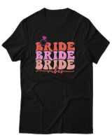 T-Shirt Αντρικό - Bride Vibes - Color Thumbnail Μαύρο