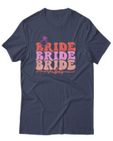 T-Shirt Αντρικό - Bride Vibes - Color Thumbnail Μπλε Γκρι