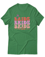 T-Shirt Αντρικό - Bride Vibes - Color Thumbnail Πράσινο