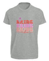 T-Shirt Fit Αντρικό - Bride Vibes - Color Thumbnail Γκρι Μελανζέ