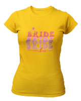 T-Shirt Στενή Γραμμή Γυναικείο - Bride Vibes - Color Thumbnail Χρυσό Κίτρινο