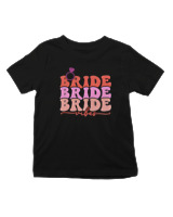 T-Shirt  Παιδικό - Bride Vibes - Color Thumbnail Μαύρο