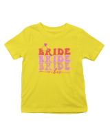 T-Shirt  Παιδικό - Bride Vibes - Color Thumbnail Κίτρινο