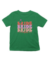 T-Shirt  Παιδικό - Bride Vibes - Color Thumbnail Πράσινο