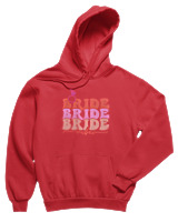 Φούτερ με κουκούλα Παιδικό - Bride Vibes - Color Thumbnail Κόκκινο