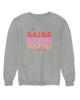 Φούτερ χωρίς κουκούλα Γυναικείο - Bride Vibes - Color Thumbnail Γκρι Μελανζέ