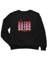 Φούτερ χωρίς κουκούλα Παιδικό - Bride Vibes - Color Thumbnail Μαύρο