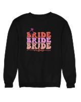 Φούτερ χωρίς κουκούλα Αντρικό - Bride Vibes - Color Thumbnail Μαύρο