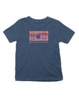 T-Shirt  Παιδικό - Bridesmaid - Color Thumbnail Σκούρο Μπλε
