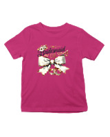 T-Shirt  Παιδικό - Bridesmaid Club - Color Thumbnail Φουξια