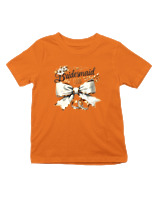 T-Shirt  Παιδικό - Bridesmaid Club - Color Thumbnail Πορτοκαλί